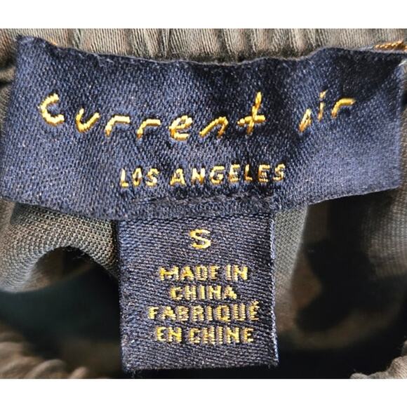 Current Air Los Angeles Modal Olive Green Joggers Pockets Drawstring Small - Picture 4 of 7